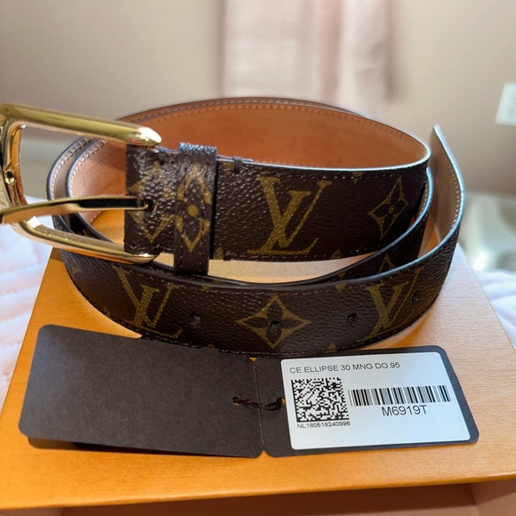 Louis Vuitton Ellipse Monogram Canvas Belt - Picture 4 of 6